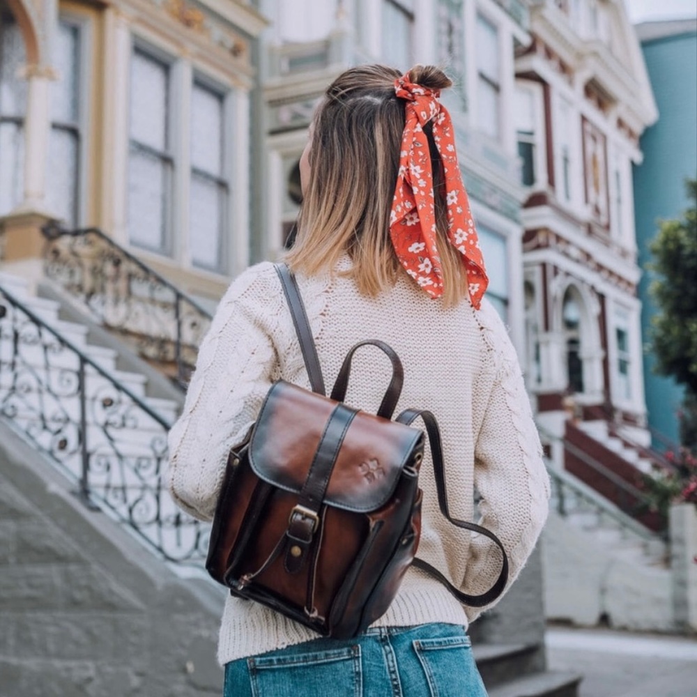 Aberdeen Stained Veg Tan backpack by PatriciaNash